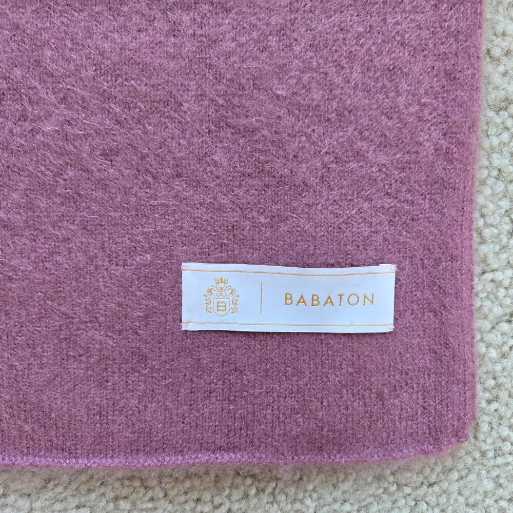 NWOT Babaton Maine Wool Cashmere Scarf - Picture 3 of 15